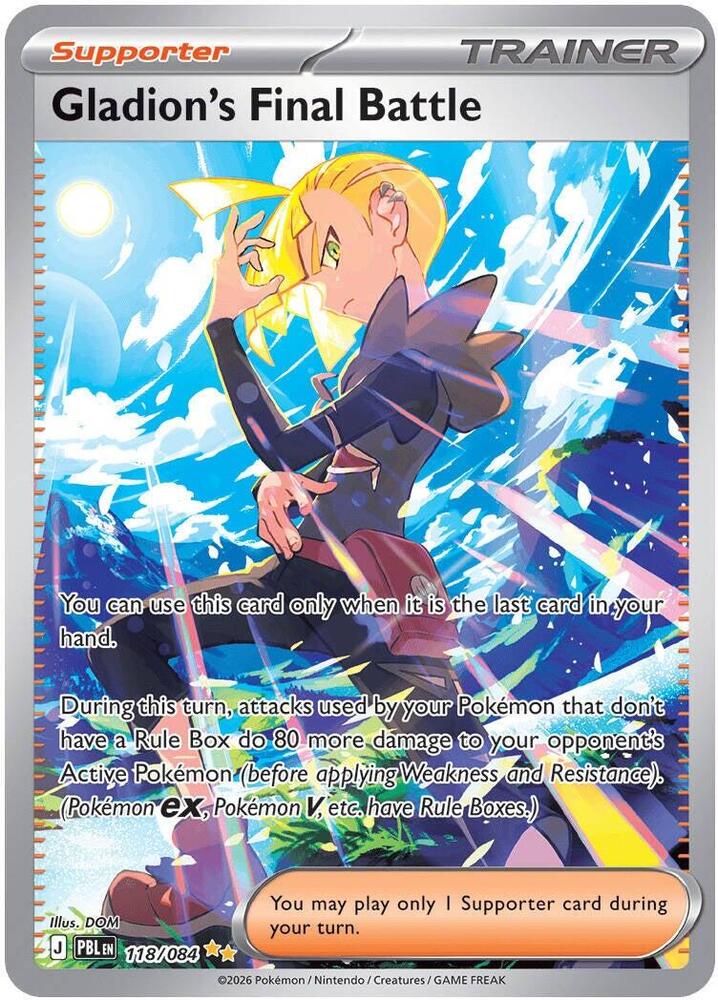 Gladion's Final Battle - 118/084 card image