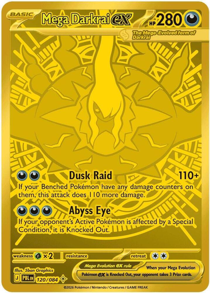 Mega Darkrai ex - 120/084 card image