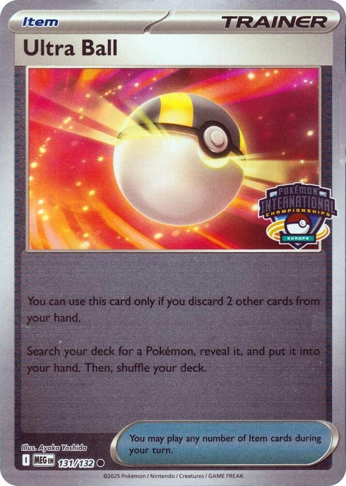 Ultra Ball - 131/132 (Europe International Championship) card image