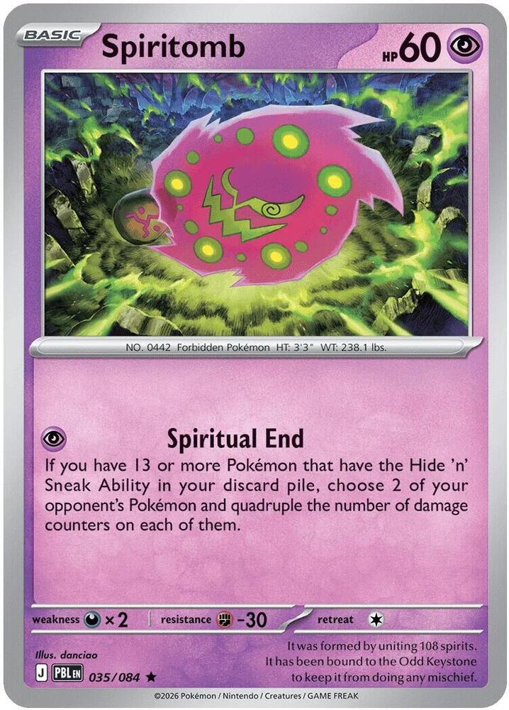Spiritomb - 035/084 (Non-Holo) card image
