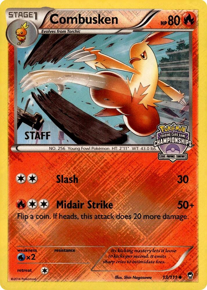 Combusken - 13/111 (State Championships) [Staff] card image