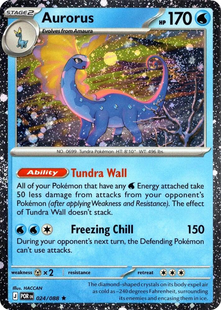 Aurorus - 024/088 (Cosmos Holo) card image