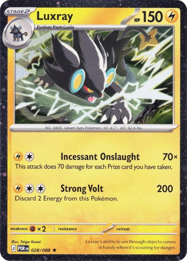 Luxray - 028/088 (Cosmos Holo) card image
