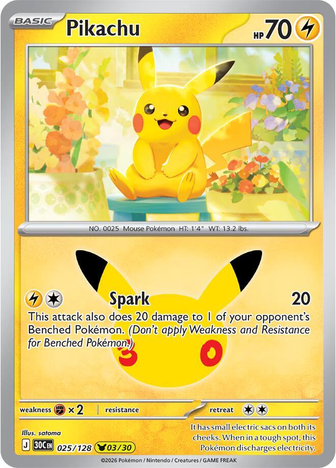 Pikachu - 025/128 card image
