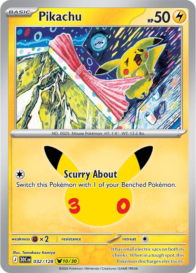 Pikachu - 032/128 card image