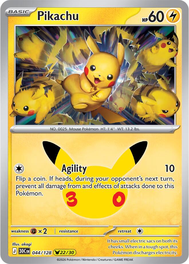 Pikachu - 044/128 card image