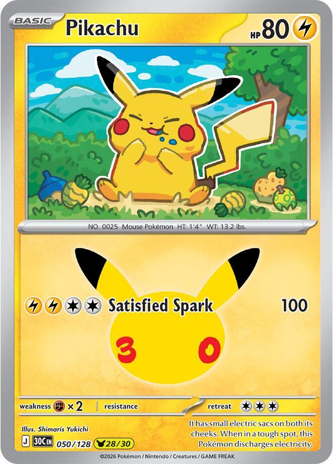 Pikachu - 050/128 card image