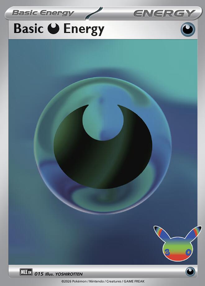 Basic Darkness Energy - 015 (30th Celebration) card image