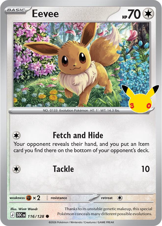 Eevee - 116/128 card image