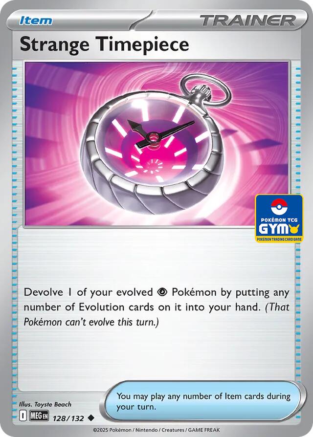 Strange Timepiece - 128/132 (GYM) card image
