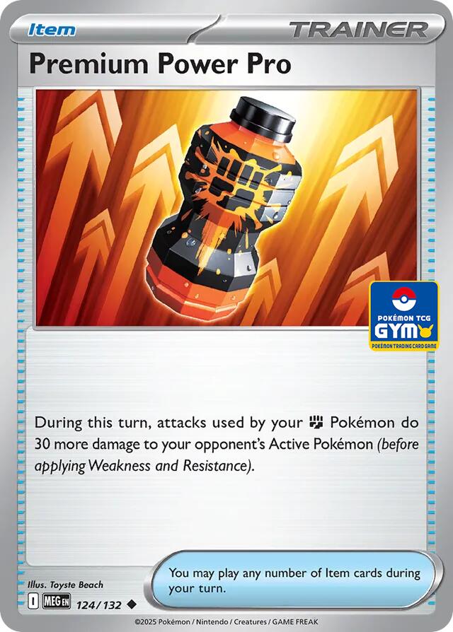 Premium Power Pro - 124/132 (GYM) card image