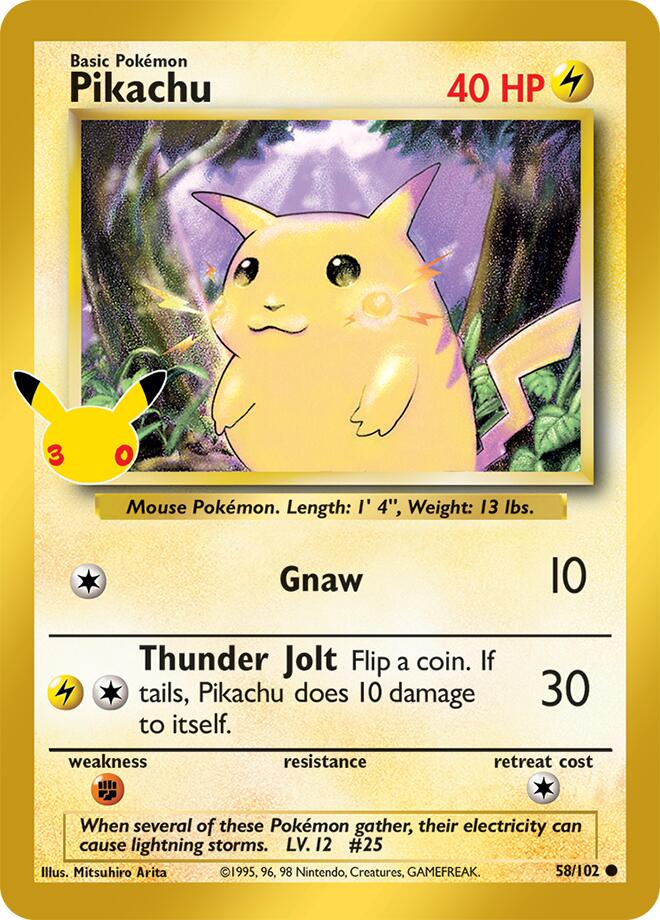 Pikachu card image