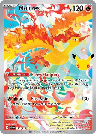 Moltres - 130/128 card image