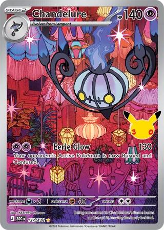 Chandelure - 137/128 card image