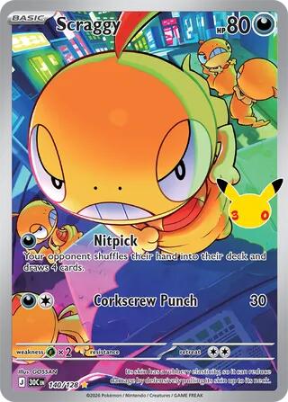 Scraggy - 140/128 card image