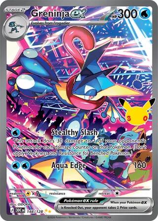 Greninja ex - 148/128 card image