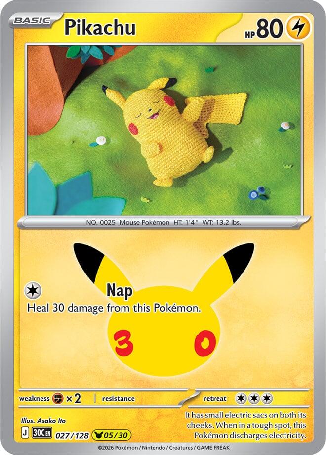 Pikachu - 027/128 card image