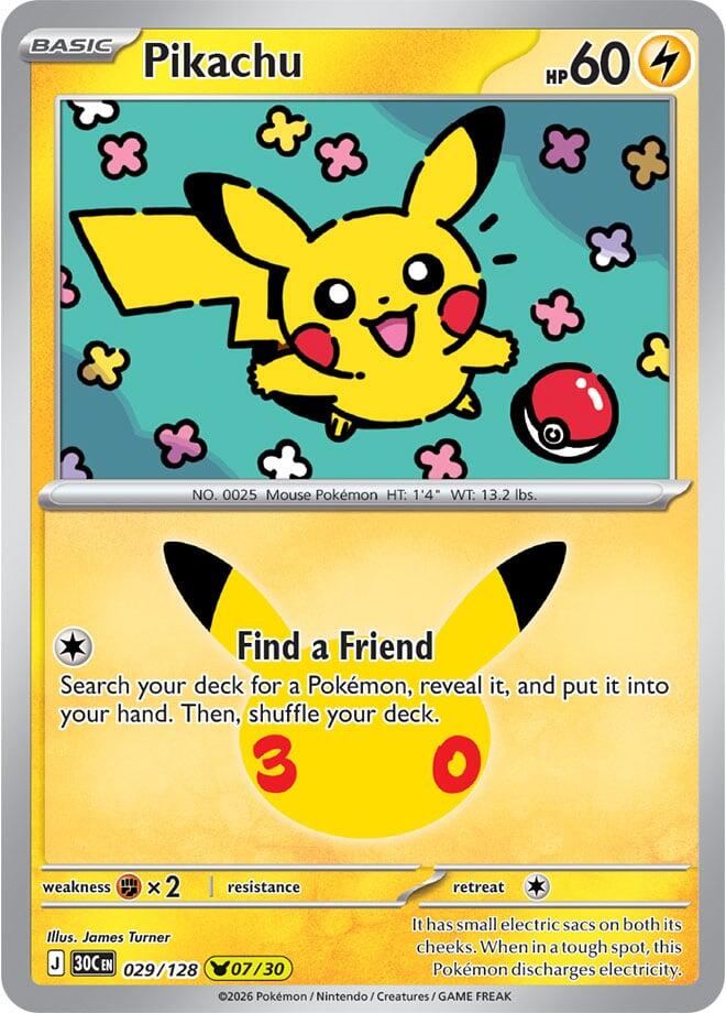Pikachu - 029/128 card image