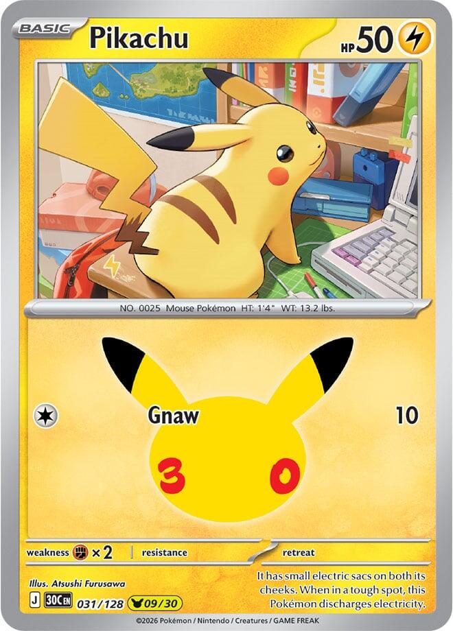Pikachu - 031/128 card image
