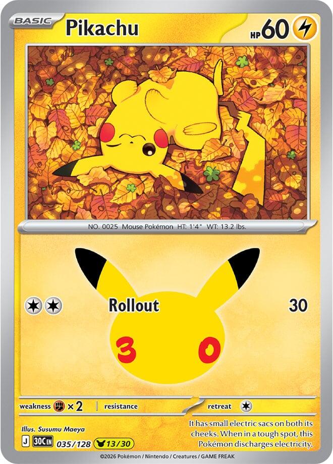 Pikachu - 035/128 card image