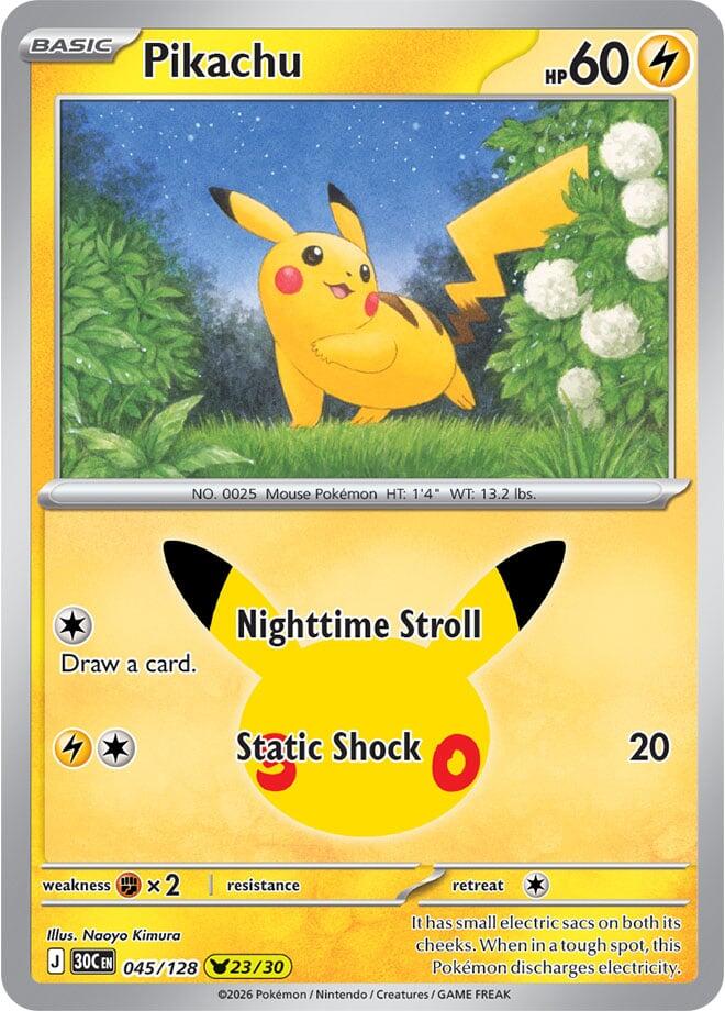Pikachu - 045/128 card image