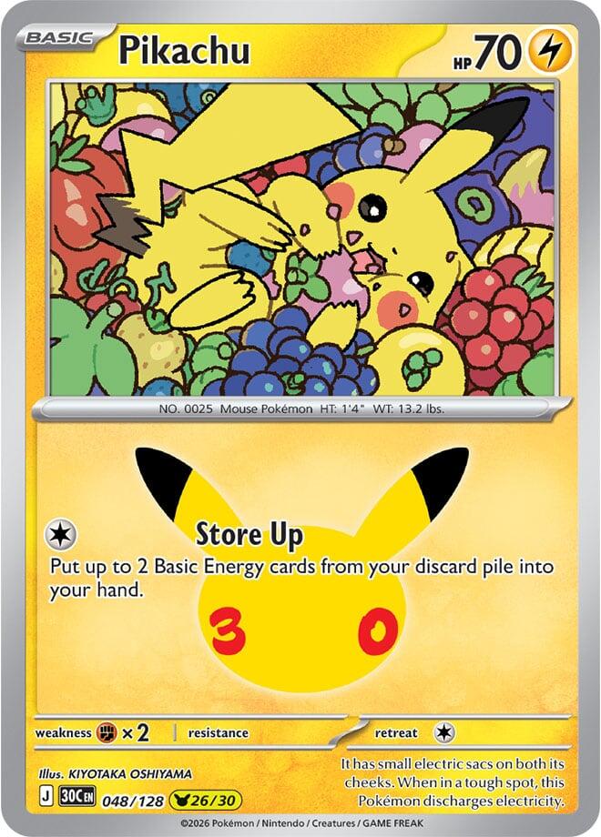 Pikachu - 048/128 card image