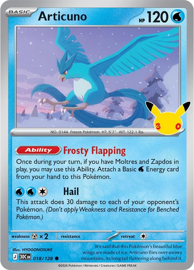 Articuno - 018/128 card image