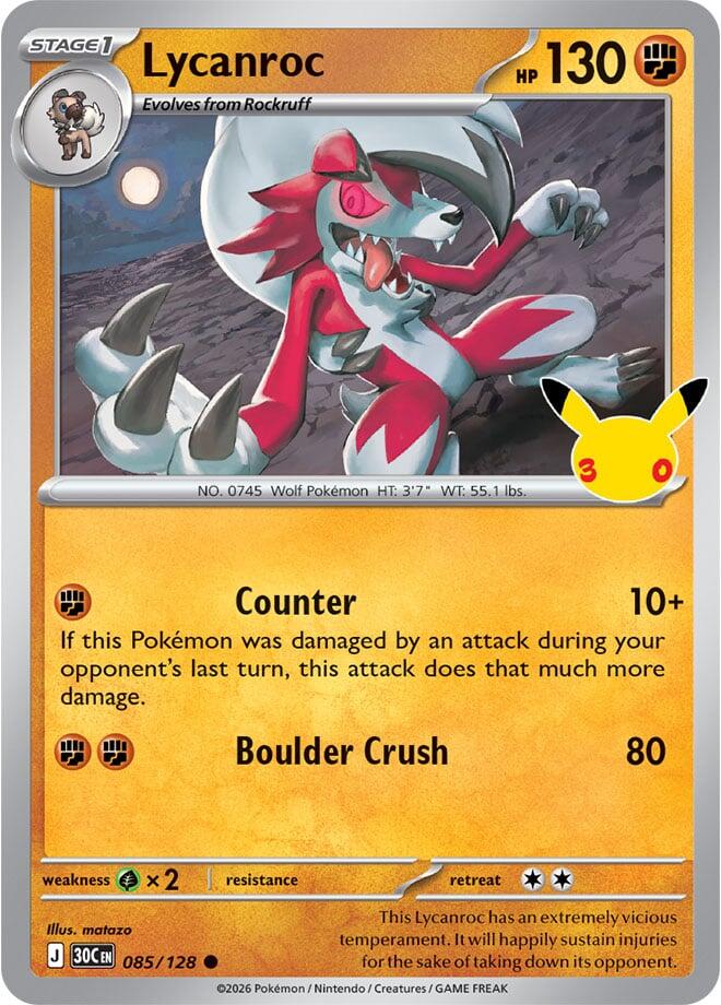 Lycanroc - 085/128 card image
