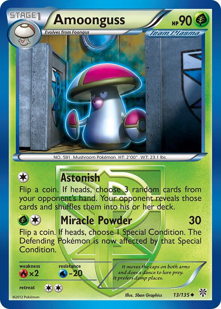 Amoonguss (Team Plasma) card image