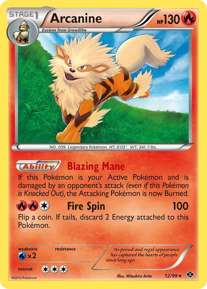 Arcanine (12) card image