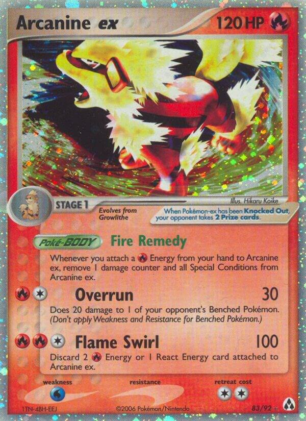 Arcanine ex card image