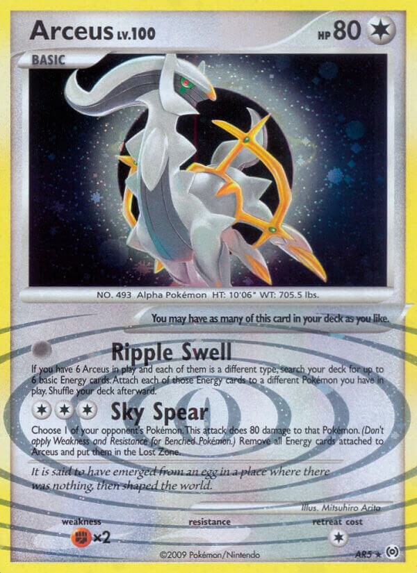 Arceus (AR5) card image