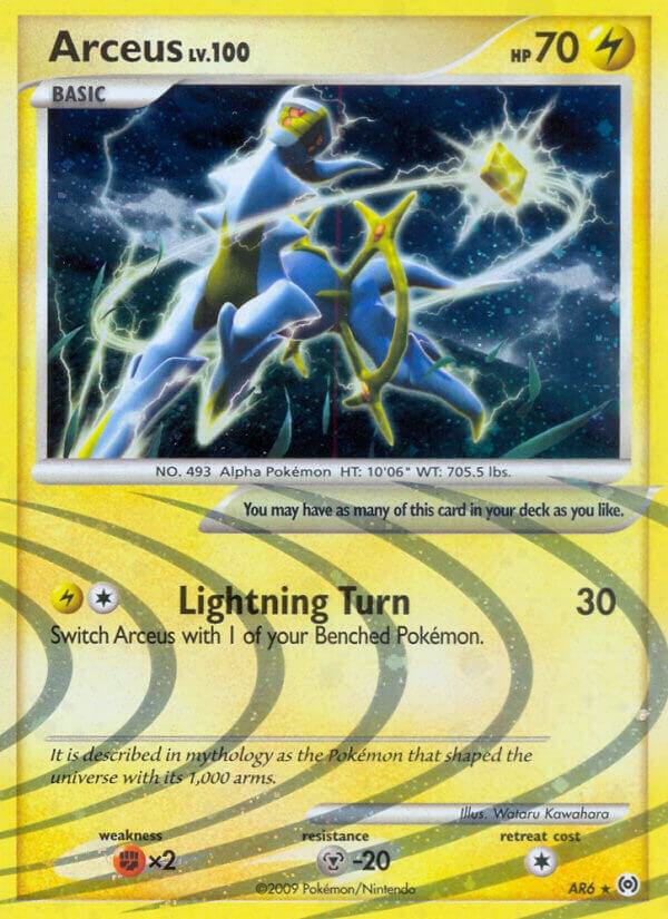 Arceus (AR6) card image