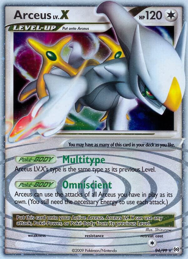 Arceus Lv.X (94) card image