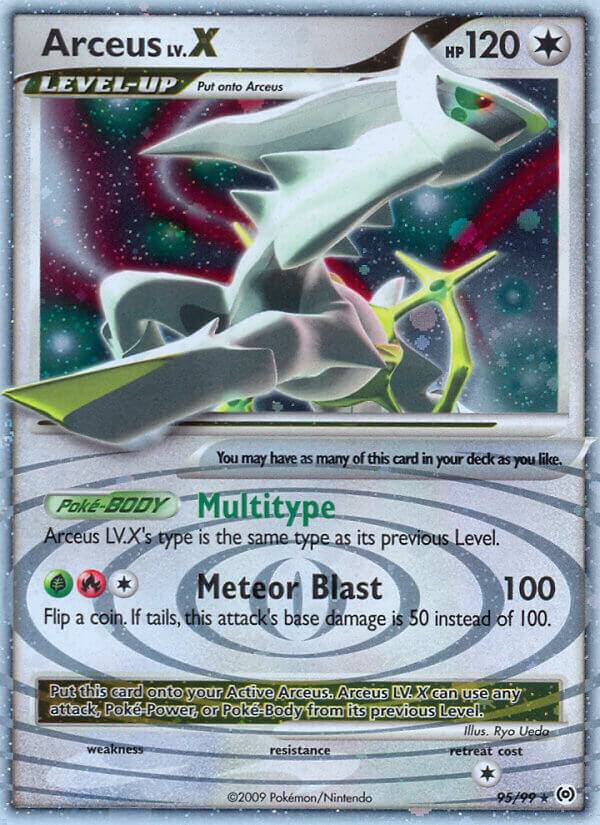 Arceus Lv.X (95) card image