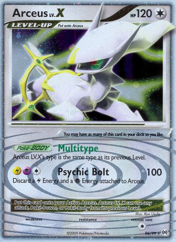 Arceus Lv.X (96) card image