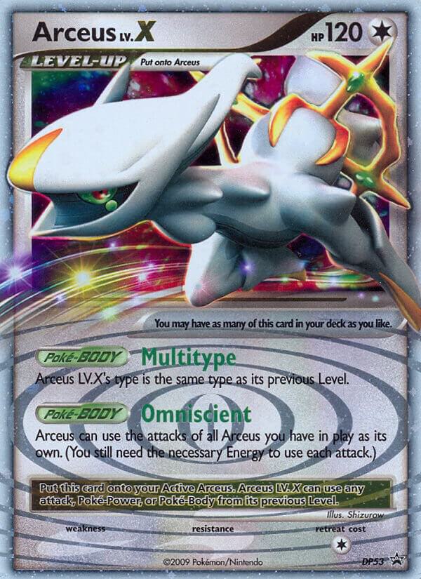 Arceus LV.X - DP53 card image