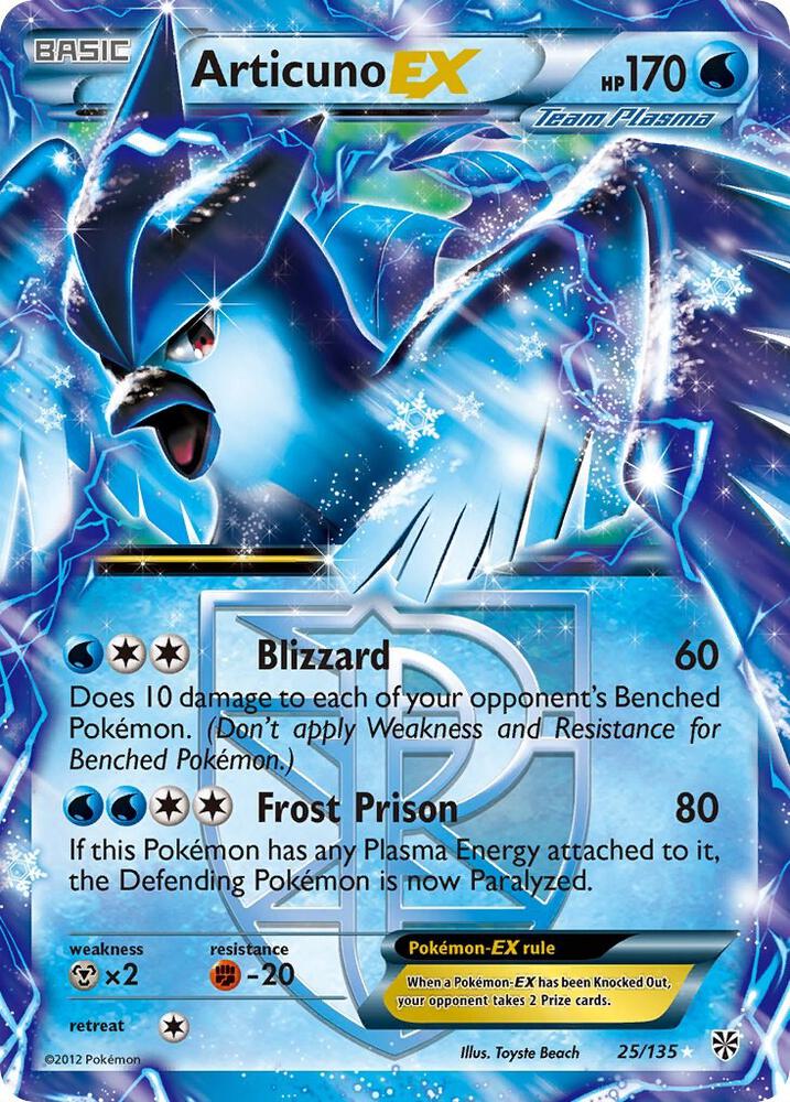 Articuno EX (Team Plasma) card image