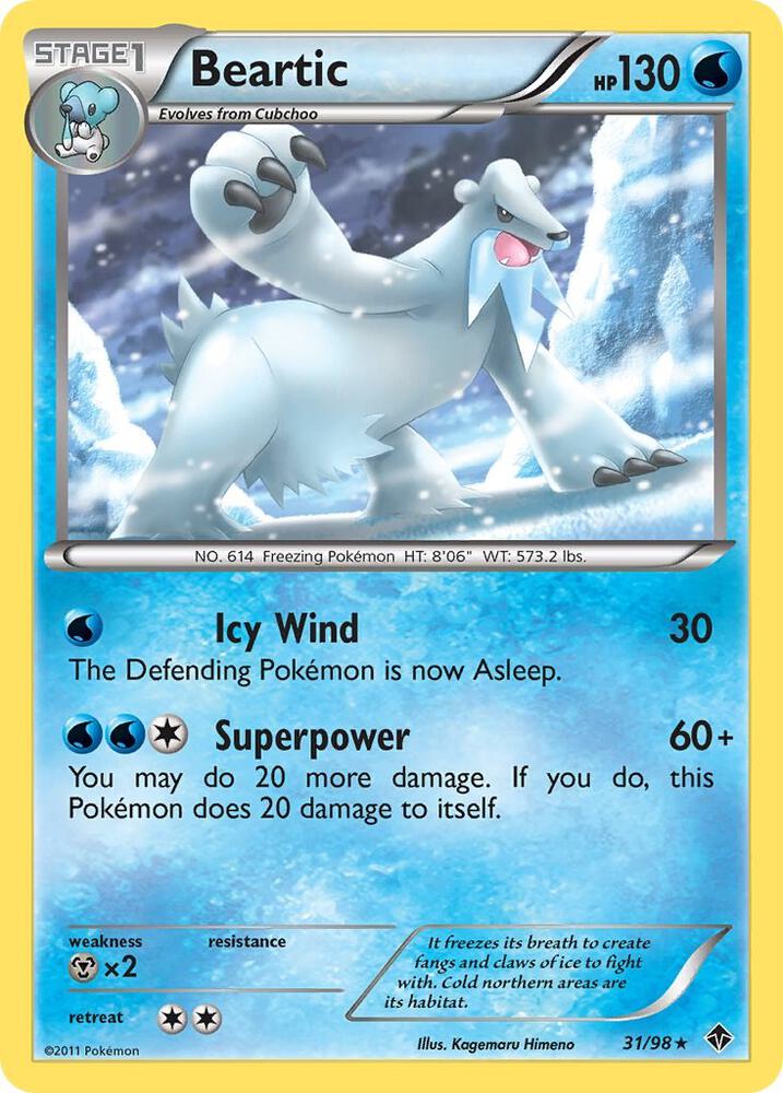 Beartic (31) card image