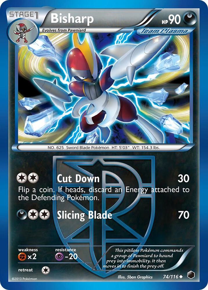 Bisharp (Team Plasma) (74) card image