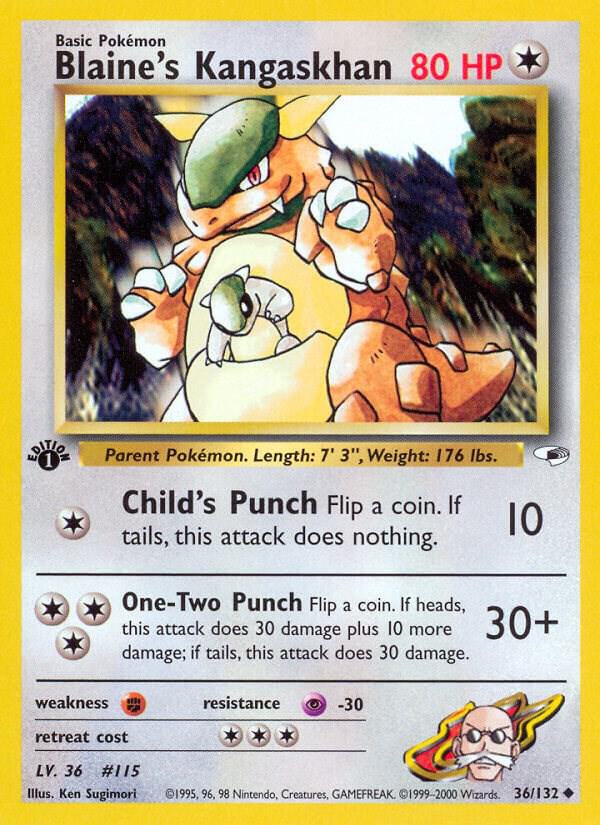 Blaine's Kangaskhan card image