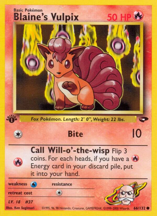 Blaine's Vulpix card image