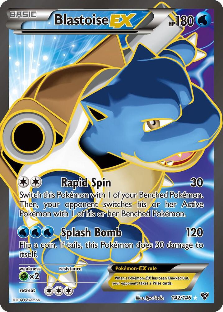 Blastoise EX (142 Full Art) card image