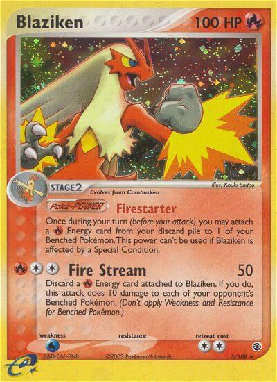 Blaziken - 3/109 card image