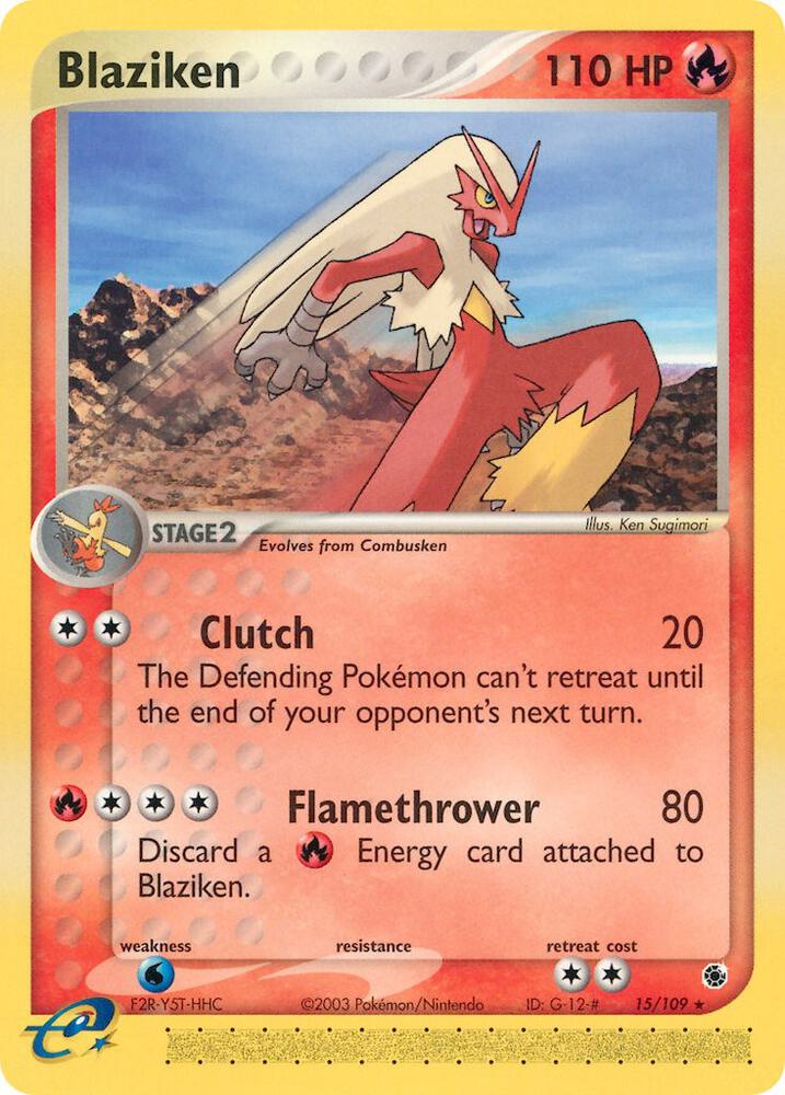 Blaziken - 15/109 card image