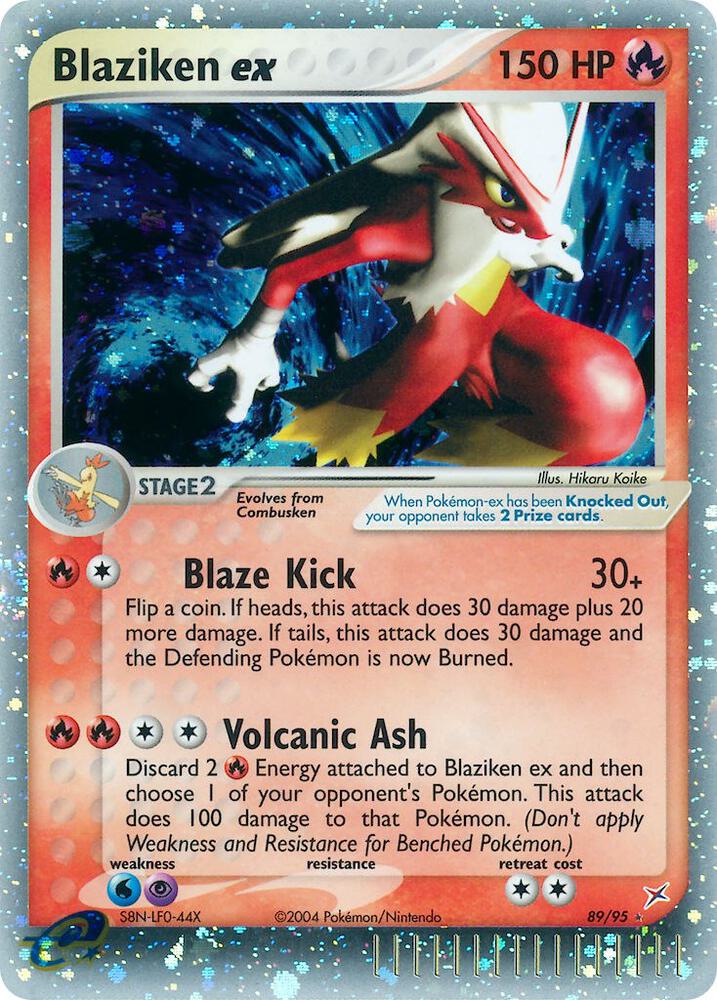 Blaziken ex card image