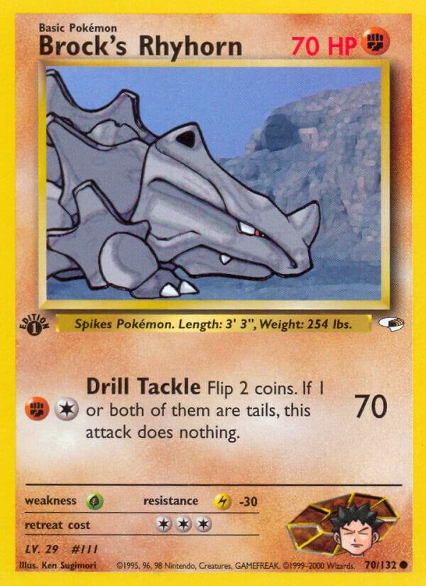 Brock's Rhyhorn (70) card image