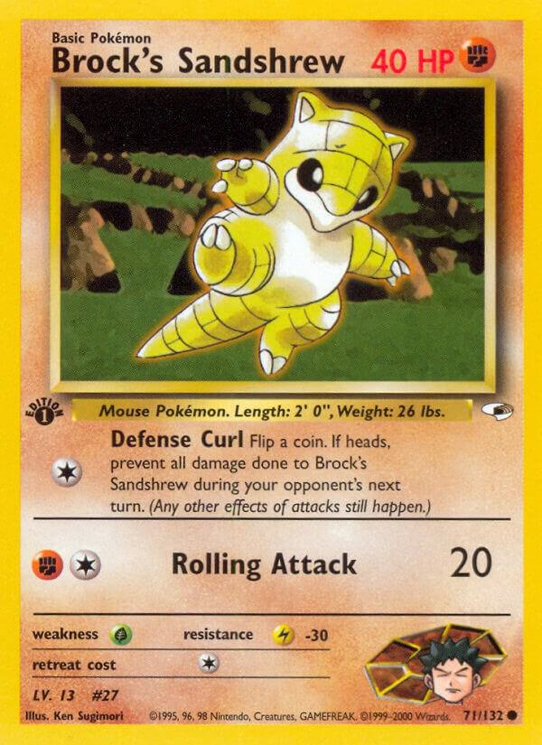 Brock's Sandshrew (71) card image