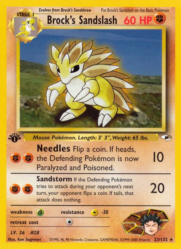 Brock's Sandslash card image