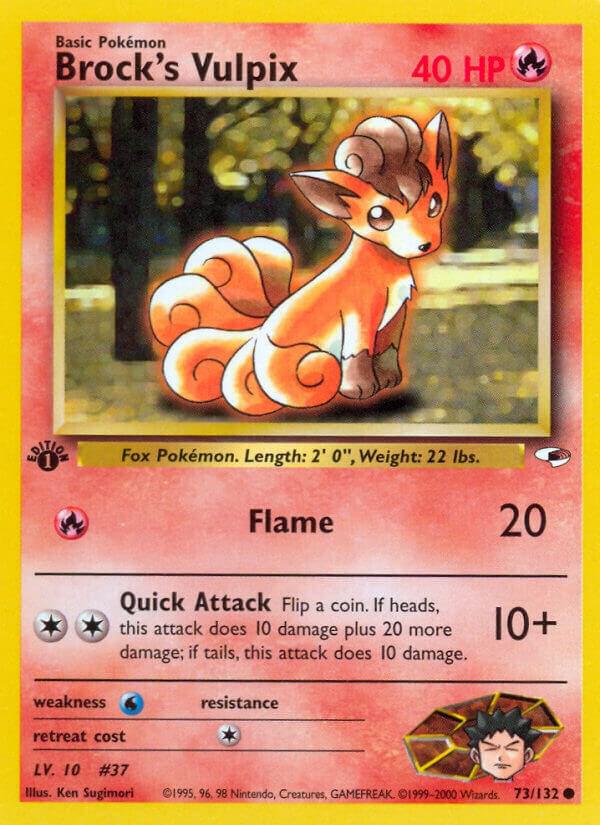 Brock's Vulpix card image